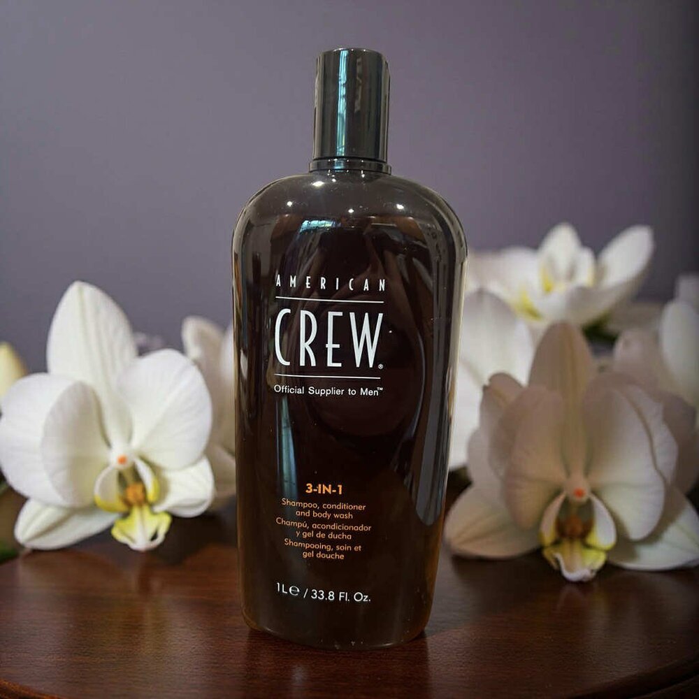 American Crew 3 in 1 Shampoo Conditioner and Body wash 33.8 oz